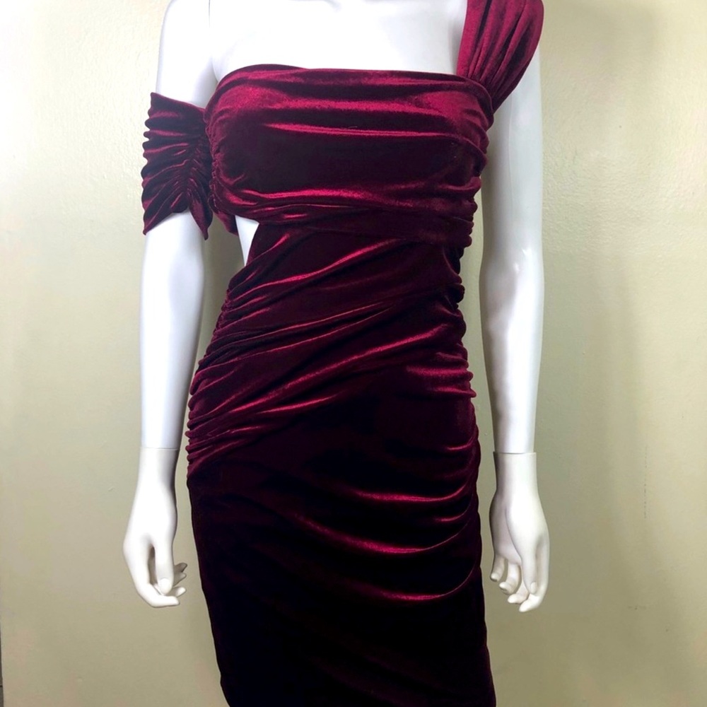 Bebe Addiction Velvet Dress
